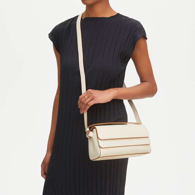 Hampton Bag Ivory Pebble