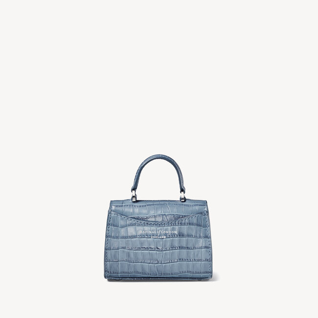 Nano Mayfair Deep Shine Heritage Blue Small Croc