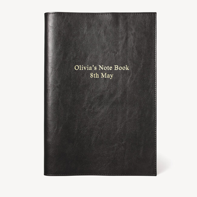 A4 Refillable Journal Smooth Black
