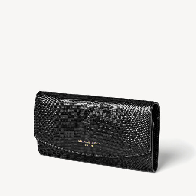 Madison Purse Black Lizard