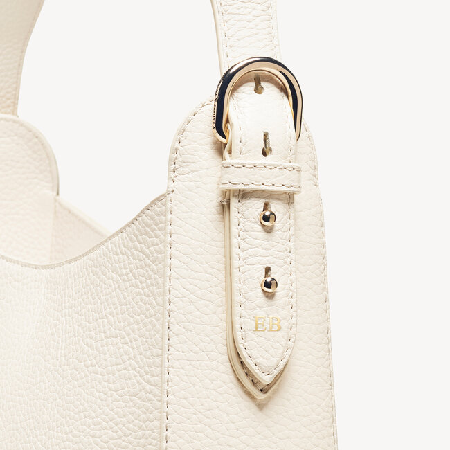 Hobo Bag Ivory Pebble