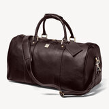 Boston Bag Dark Brown Pebble