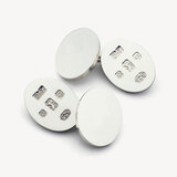 Hallmark Sterling Silver Engraved Cufflinks Sterling Silver 925