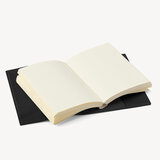 Pocket Refillable Journal Black Saffiano