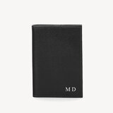 Pocket Refillable Journal Black Saffiano