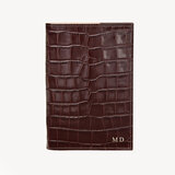 A5 Refillable Journal Deep Shine Amazon Brown Croc