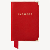 Travel Collection with Removable Inserts Scarlet Saffiano