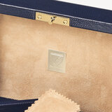 Bijou Jewellery Box Midnight Blue Silk Lizard