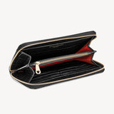 Continental Purse Deep Shine Black Croc