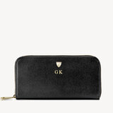 Continental Purse Black Saffiano