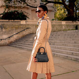 Grace Bag Deep Shine Black Small Croc