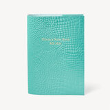 A5 Refillable Journal Chalkhill Blue Patent Croc