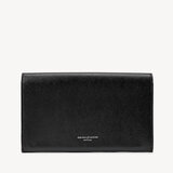 Travel Wallet with Removable Inserts Black Saffiano