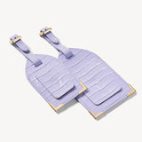 Travel Collection with Removable Inserts Deep Shine English Lavender Small Croc