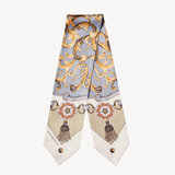 Aspinal Signature Silk Neck Bow Neutral Pure Silk