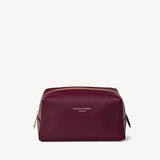 Medium London Case Burgundy Pebble