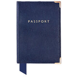 Passport Cover Navy Lizard