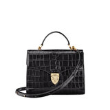 Mayfair Bag Deep Shine Black Croc