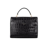 Mayfair Bag Deep Shine Black Croc