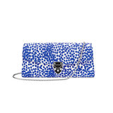 Aspinal x Beulah Blue Heart Clutch Cobalt Blue Heart