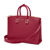 Madison Tote Cranberry Saffiano
