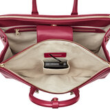 Madison Tote Cranberry Saffiano