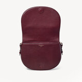 Stella Satchel Burgundy Pebble