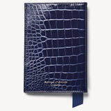Passport Cover Midnight Blue Patent Croc