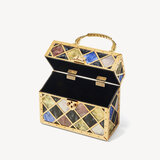 Mosaic Trunk Multi Plexiglass & Smooth Black