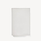 Pocket Refillable Journal Light Grey Saffiano