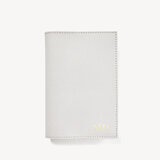 Pocket Refillable Journal Light Grey Saffiano