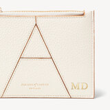 Small Essential 'A' Pouch Ivory Pebble