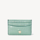 Slim Credit Card Holder Willow Patent Croc