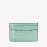 Slim Credit Card Holder Willow Patent Croc