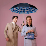 Harlequin Umbrella Willow Harlequin & Grey Ombre
