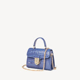 Nano Mayfair Bluebell Patent Croc