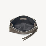 Small Essential Cosmetic Case Charcoal Saffiano