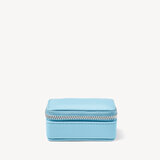 Small Travel Jewellery Case Azure Blue Pebble