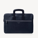 Connaught Document Case Navy Saffiano