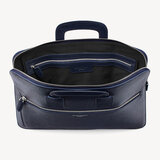 Connaught Document Case Navy Saffiano