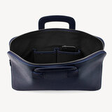 Connaught Document Case Navy Saffiano