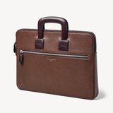 Connaught Document Case Tobacco Pebble