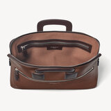 Connaught Document Case Tobacco Pebble