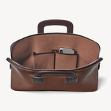 Connaught Document Case Tobacco Pebble