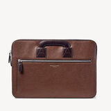 Connaught Document Case Tobacco Pebble