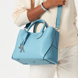 Midi London Tote Azure Blue Pebble