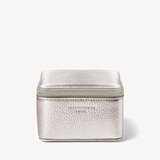 Travel Watch & Ring Box Silver Pebble