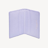 Double Fold Credit Card Holder English Lavender Pebble