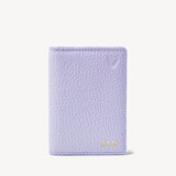 Double Fold Credit Card Holder English Lavender Pebble