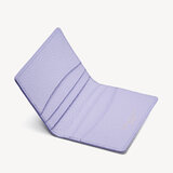 Double Fold Credit Card Holder English Lavender Pebble
